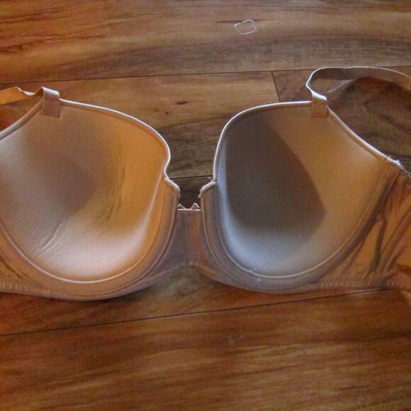 SPANX Beige Bra-La-Mode Padded Balconette Underwire Bra Size 38C - Picture 4 of 5